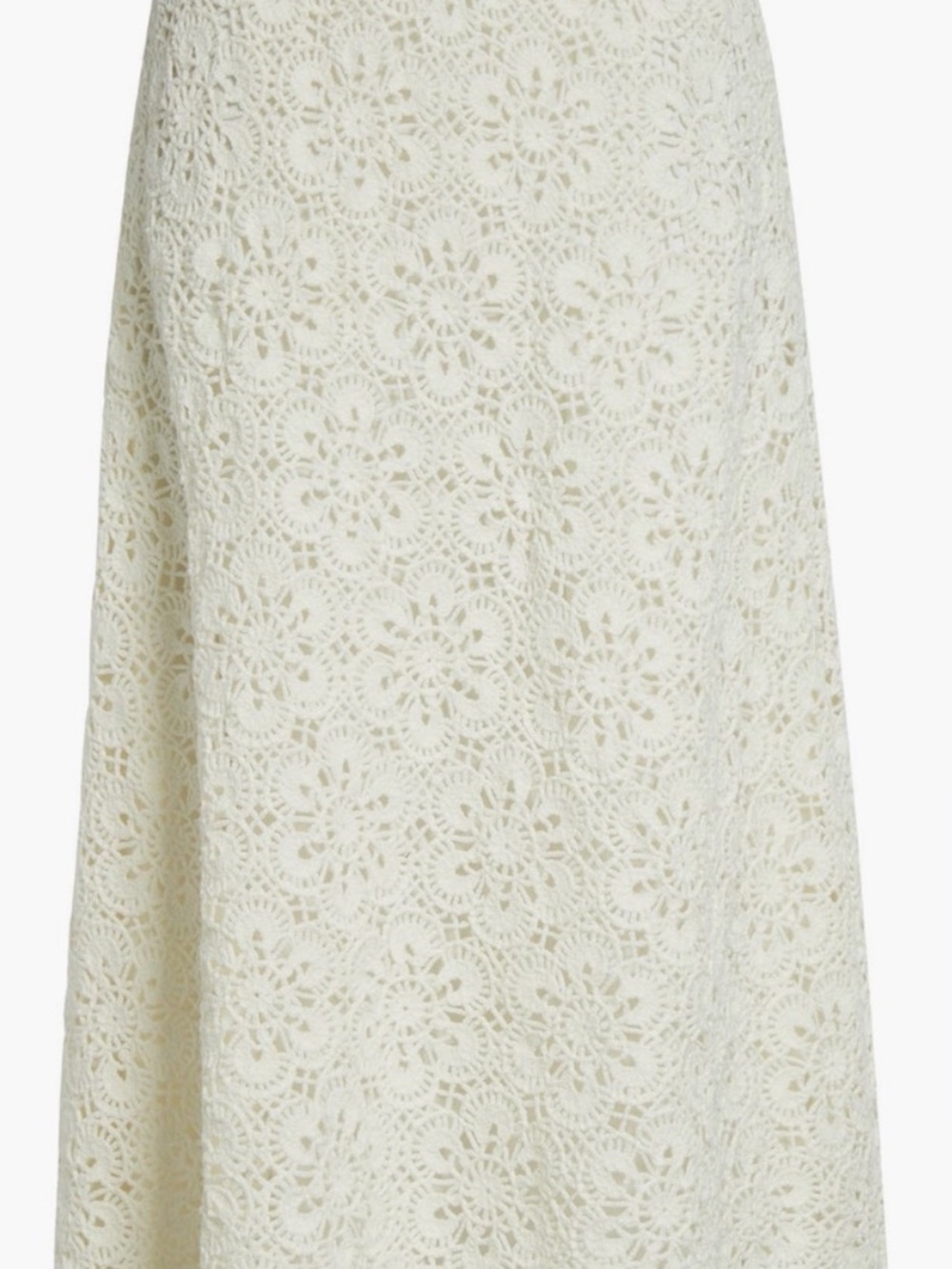 FARM Rio Cream Crochet Midi Skirt - Picture 4 of 5